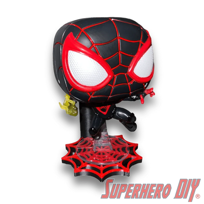 Web Shelf for Funko Pop Figures | Great for Spider-Man Pops - Superhero DIY