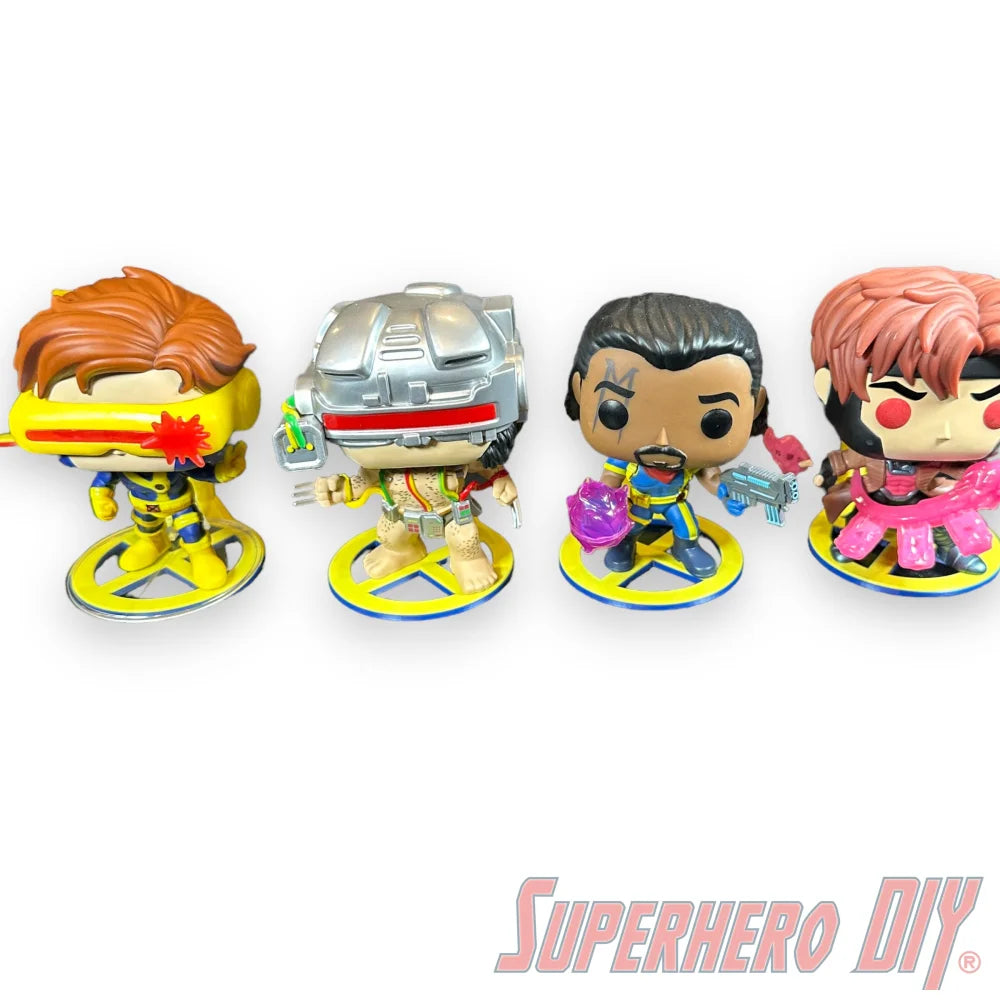 Check out the X-SHELF Floating Figure Shelf perfect for X-Men Funko Pop Collection from Superhero DIY! The perfect solution for only $3.29
